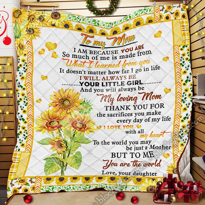To My Mom, Sunflower Quilt Slb14