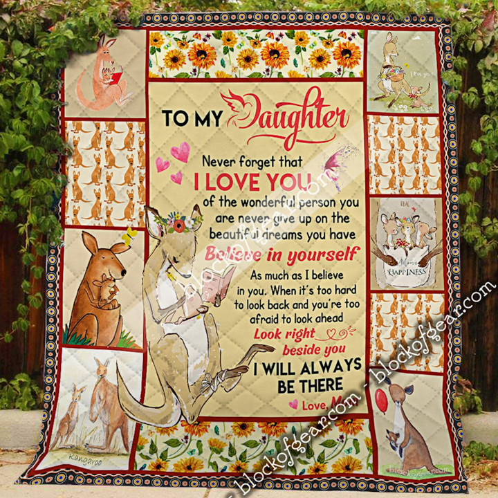 To My Daughter, I Will Always Be There Quilt Bq222A