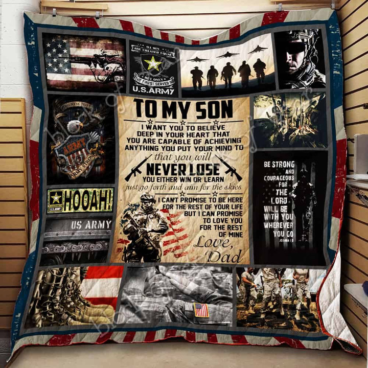 To My Son, U.S. Army Quilt