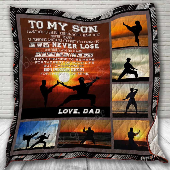 To My Son, Karate Quilt Th760
