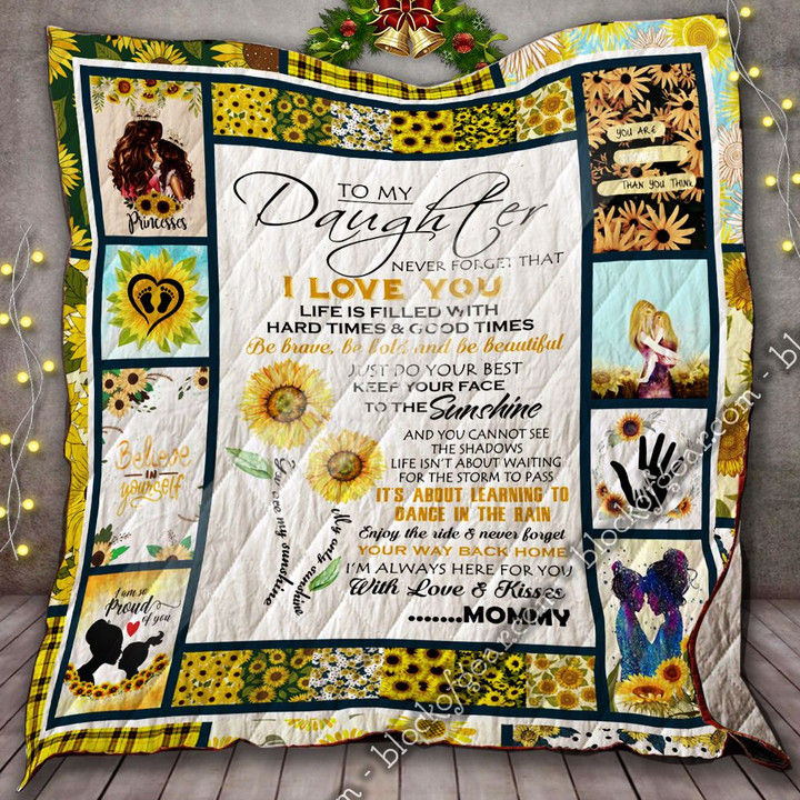 To My Daughter From Mommy, Sunflower Quilt