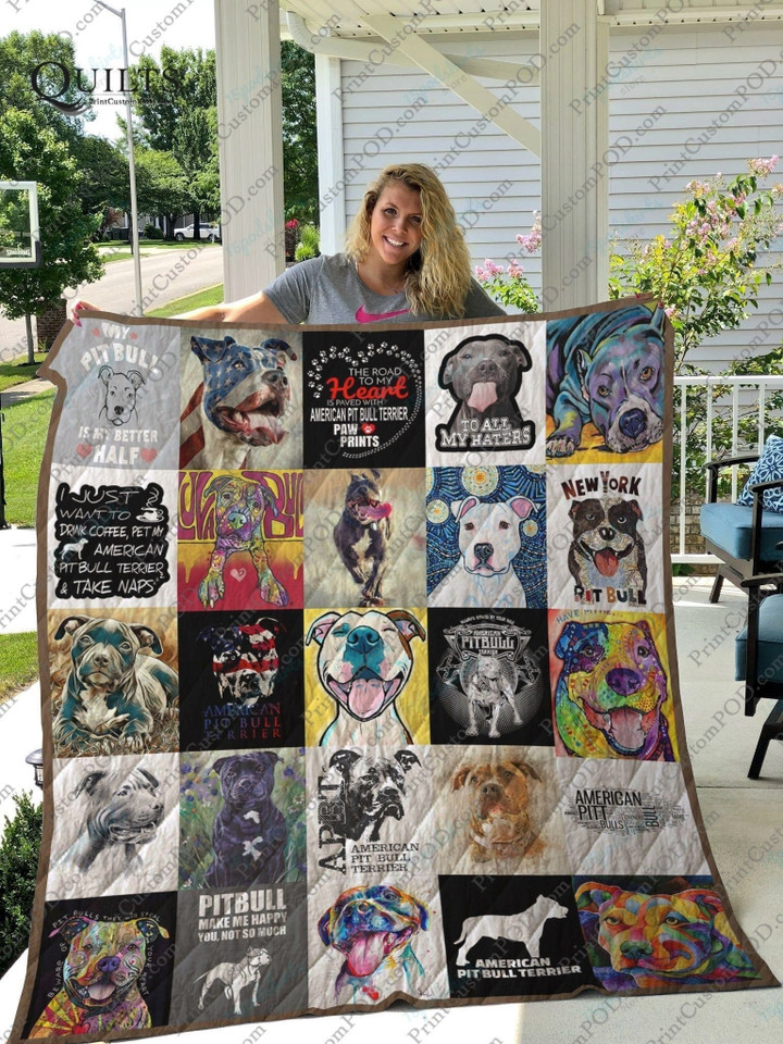 Bl American Pit Bull Quilts