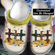 Personalized Fall Crocs - Fall For Jesus He Never Leaves