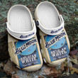 Blue Moon Belgian Crocs Classic A124 Gift For  lover Rubber Crocs Crocband Clogs, Comfy Footwear