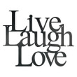 Live Laugh Love Personalized Laser Cut Metal Sign Home And Living Decor