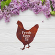 Farm Fresh Eggs Metal Sign Home And Living Decor Wall Art Valentine Gift