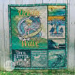 Surfing Life Is Better At The Beach Quilt Blanket
