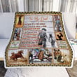 Blanketify To My Dad. Cowboy Horse Lover Fleece Blanket Gift For Dad From Daughter,Gift For Horse Lovers,Birthday Gift,Family Gift Home Decor Bedding Couch Sofa Soft and Comfy Cozy