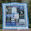 Swi'm Your Heart Out Quilt Blanket