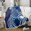 Zebra Fleece Blanket