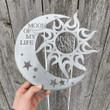 Moon Of My Life Personalized Laser Cut Metal Sign Home And Living Decor