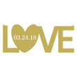 Love Date Personalized Laser Cut Metal Sign Home And Living Decor