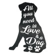 Dog Love Personalized Laser Cut Metal Sign Home And Living Decor