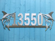 Marlin Address Personalized Laser Cut Metal Sign Home And Living Decor