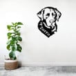 Labrador Dog Garden Art Custom Dog Name Personalized Laser Cut Metal Sign Home And Living Decor