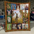 Rabbit Fleece Blanket - Quilt Blanket - Gift For Rabbit Lover