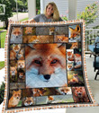 Fox Fleece Blanket - Quilt Blanket, Home Decor Bedding Couch Sofa Soft And Comfy Cozy