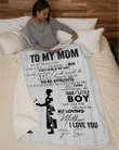 You Will Always Be My Loving Mother Love From Son Fleece Blanket - Quilt Blanket | Gift For Mom