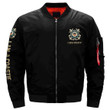 I Was a Warrior I Am No Hero but I Have Served With a Few I Will Never Accept Defeat - Coastie Over Print Men Bomber Jacket