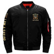 I Was a Warrior I Am No Hero but I Have Served With a Few I Will Never Accept Defeat - Sailor Over Print Bomber Jacket