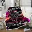 Mom Blanket, Gifts For Mom, Mother's Day Gifts For Mom, Personalized To My Loving Mother I Love You Butterfly Sherpa Blanket