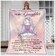 Hippie Blanket - To My Daughter How Special You Are To Me, Gift For Daughter Fleece Blanket