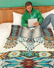 Native American Blanket Fleece Blanket - Quilt Blanket