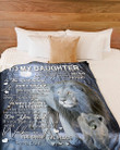 To My Daughter Always Believe In Yourself, Lion Fleece Blanket - Quilt Blanket