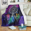 Native American Blanket - Dreamcatcher Stars Style Fleece Blanket