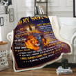 To My Son I Asked God For A Best Friend He Sent Me You Fleece Blanket