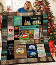Camping Money Can'T Buy Happiness But It Can Buy A Camper Quilt Blanket Great Customized Blanket Gifts For Birthday Christmas Thanksgiving