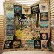 Camping Fleece Quilt Blanket Personalized Customized Home Bedroom Decor Gift