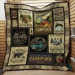 If I'M Drunk It'S My Camping Friends Fault Quilt Blanket Great Customized Blanket Gifts For Birthday Christmas Thanksgiving