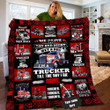 Trucker Personalized Quilt Blanket Lml120623Dt