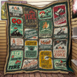 Camping Vintage Vein Quilt Blanket Dhc09121923Dd