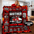 Trucker Mother Personalized Quilt Blanket Bbb050660Sm