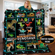 Personalized Dinosaur Dad To My Dad You Are Dinosaur Quilt Blanket Great Customized Blanket Gifts For Birthday Christmas Thanksgiving, Father'S Day