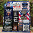 U.S. Navy Veteran - TH157 3D Quilt Blanket