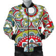 Oriental Mandala Bohemian Pattern Print Men's Bomber Jacket