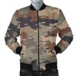 Desert Camouflage Print Men's Bomber Jacket