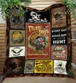 Turkey Hunting Like 3D Personalized Customized Quilt Blanket 1066 Design By Exrain.Com