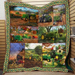 Farmer 3D Quilt Blanket