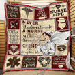 Nurse Life Np341 3D Quilt Blanket
