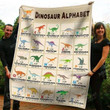 Dinosaur Alphabet Sherpa Fleece Blanket Iegt Bubl