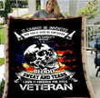 Veterans Blanket - It Can Not Be Inherited Nor Can It Ever Be Purchased Fleece Blanket