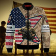 Veteran Day Gift Sodier Pride 3D Full Print Bomber Jacket