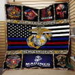 Marine Quilt Blanket