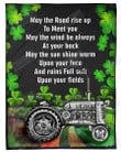 Irish Farmer May The Road Rise Up To Meet You Th2812582Cl Fleece Blanket