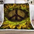 Hippie Sunflower Sherpa Fleece Blanket Rrmf