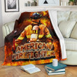 Firefighter Am3012448Cl Fleece Blanket